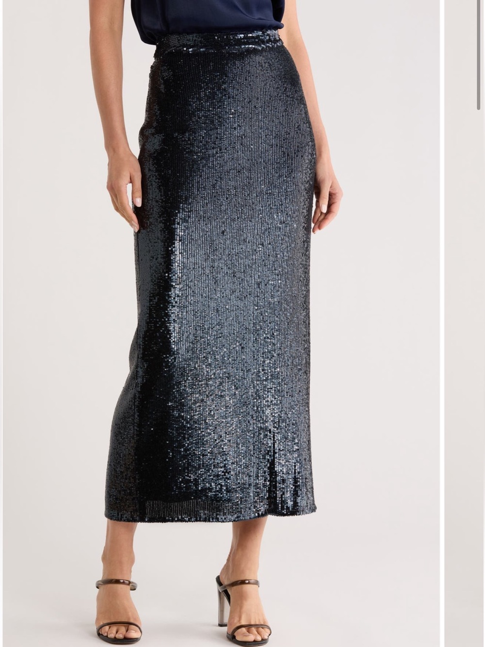 New! TWP gwyneth Sequin Midi Skirt